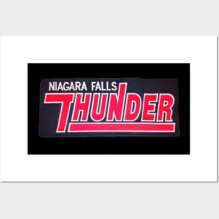 Niagara Falls Thunder OHL Hockey Team Jersey Logo Posters and Art